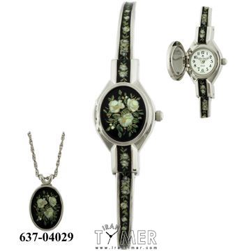 ساعت مچی زنانه فشن کلاسیک ، همراه با نقاشی مینیاتوری دست ، ست گردنبندی