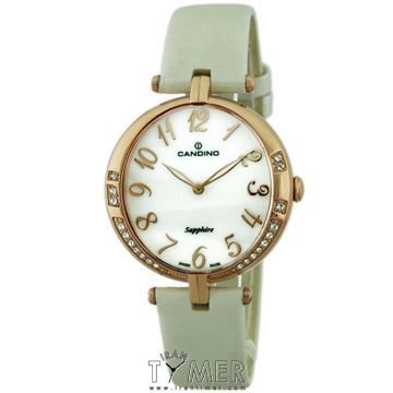 ساعت مچی زنانه کلاسیک فشن بند چرمی روکش پارچه ای، نگین دار