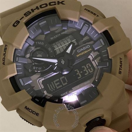 قیمت و خرید ساعت مچی مردانه کاسیو (CASIO) جی شاک مدل GA-700CA-5ADR اسپرت | اورجینال و اصلی