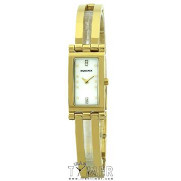 ساعت مچی زنانه کلاسیک تمام استیل، نگین دار