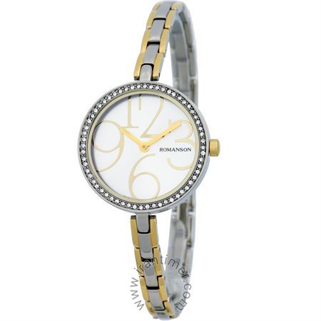 قیمت و خرید ساعت مچی زنانه رومانسون(ROMANSON) مدل RM7283TL1CAS1G-W کلاسیک | اورجینال و اصلی