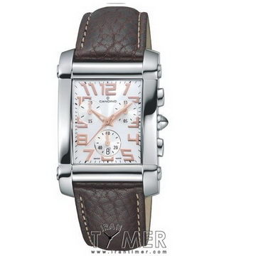 ساعت مچی کلاسیک مردانه مستطیل بند چرمی کورنوگراف