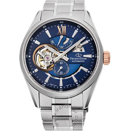 ساعت مچی مردانه کلاسیک تمام استیل، اتوماتیک، سنگ قیمتی داخل موتور، شاخص ذخیره انرژی، تولید محدود