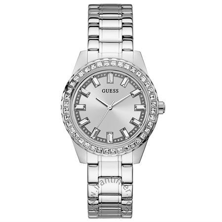 ساعت مچی زنانه فشن تمام استیل، نگین دار