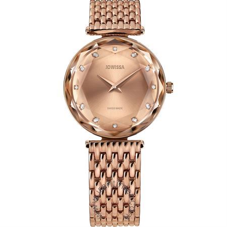 ساعت مچی زنانه کلاسیک تمام استیل، نگین دار، رنگ PVD