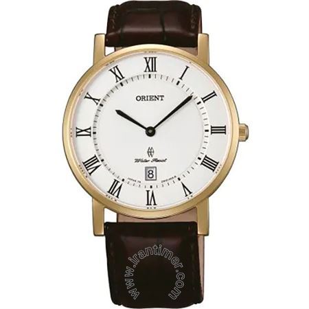 ساعت مچی مردانه کلاسیک بند چرم طبیعی، نمایش تاریخ