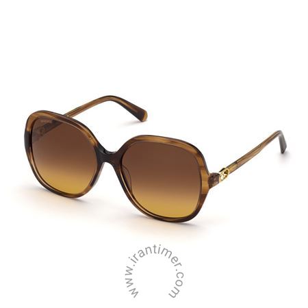 قیمت و خرید عینک آفتابی زنانه کلاسیک (SWAROVSKI) مدل SK S 0312 56F 58 | اورجینال و اصلی