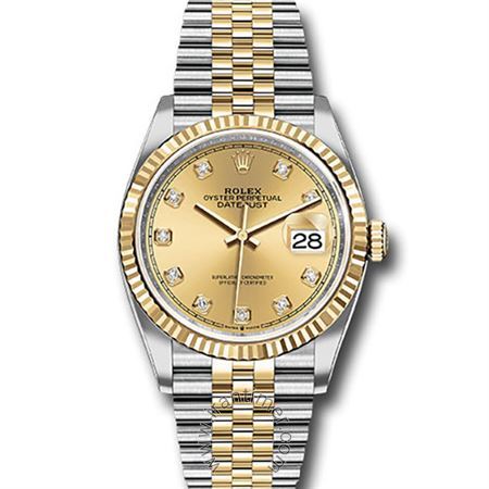 قیمت و خرید ساعت مچی مردانه رولکس(Rolex) مدل 126233 CHDJ GOLD کلاسیک | اورجینال و اصلی