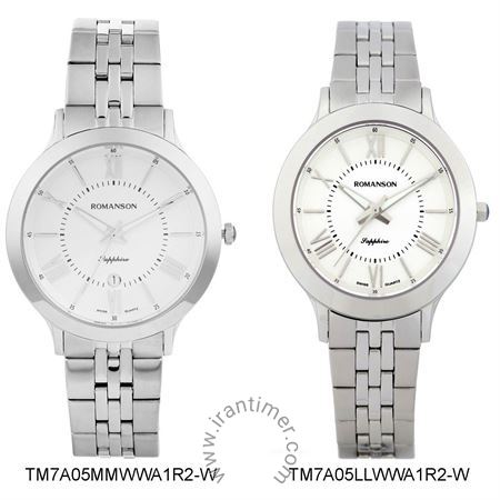 قیمت و خرید ساعت مچی زنانه رومانسون(ROMANSON) مدل TM7A05LLWWA1R2-W کلاسیک | اورجینال و اصلی