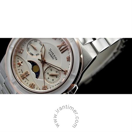 قیمت و خرید ساعت مچی زنانه کاسیو (CASIO) شین مدل SHE-3500SG-7ADR کلاسیک فشن | اورجینال و اصلی
