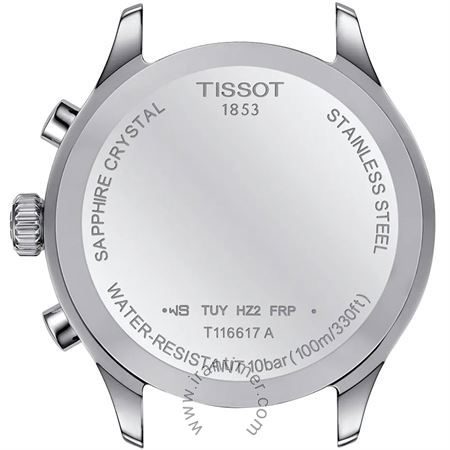 قیمت و خرید ساعت مچی مردانه تیسوت(TISSOT) مدل T116.617.16.092.00 اسپرت | اورجینال و اصلی