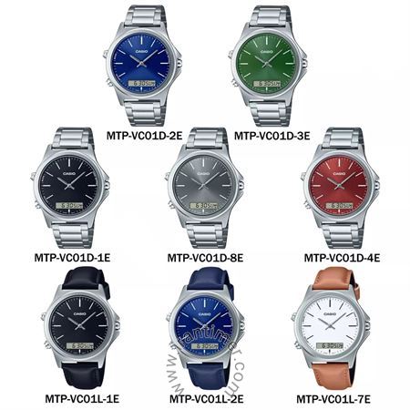 قیمت و خرید ساعت مچی مردانه کاسیو (CASIO) جنرال مدل MTP-VC01L-2EUDF کلاسیک | اورجینال و اصلی