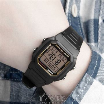 قیمت و خرید ساعت مچی کاسیو CASIO (G-Shock) مدل W-800HG-9AVDF | مردانه اسپرت  تمام پلاستیک، نور پس زمینه، دو زمانه، زمان سنج، نمایش تاریخ کامل، زنگ هشدار