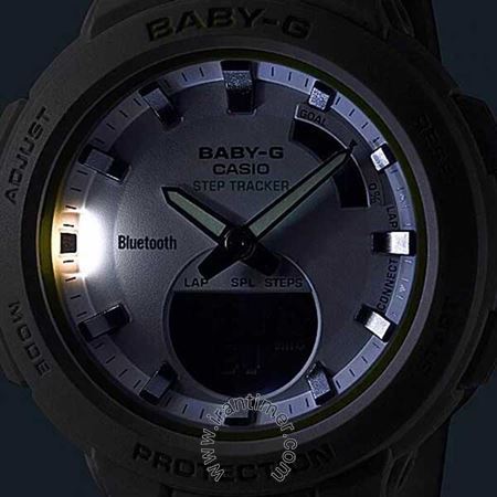 قیمت و خرید ساعت مچی کاسیو (CASIO) بیبی جی مدل BSA-B100AC-3ADR اسپرت | اورجینال و اصلی