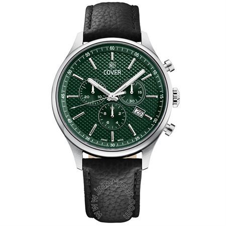 ساعت مچی مردانه کلاسیک بند چرم طبیعی، موتور Ronda Cal. 5040 D