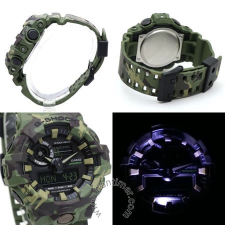 قیمت و خرید ساعت مچی مردانه کاسیو (CASIO) جی شاک مدل GA-700CM-3ADR اسپرت | اورجینال و اصلی