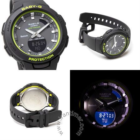 قیمت و خرید ساعت مچی کاسیو (CASIO) بیبی جی مدل BSA-B100SC-1ADR اسپرت | اورجینال و اصلی