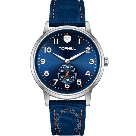 ساعت مچی مردانه اسپرت بند چرم طبیعی با روکش پارچه