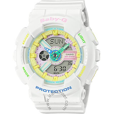 ساعت مچی دخترانه و پسرانه اسپرت تمام پلاستیک، نور پس زمینه، ساعت جهانی، زمان سنج، تایمر شمارش گر معکوس، دارای 5 زنگ هشدار، نمایش تاریخ کامل تا سال 2099