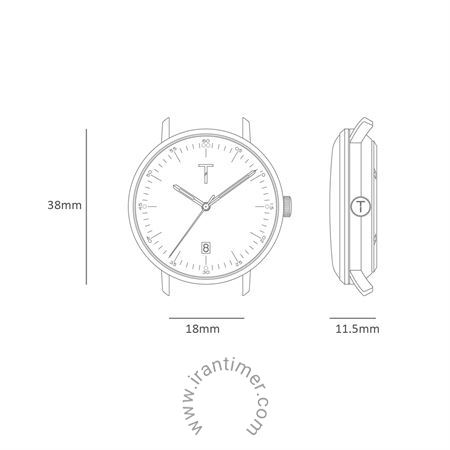 قیمت و خرید ساعت مچی مردانه تیلور(TYLOR) مدل TLAL006 کلاسیک | اورجینال و اصلی