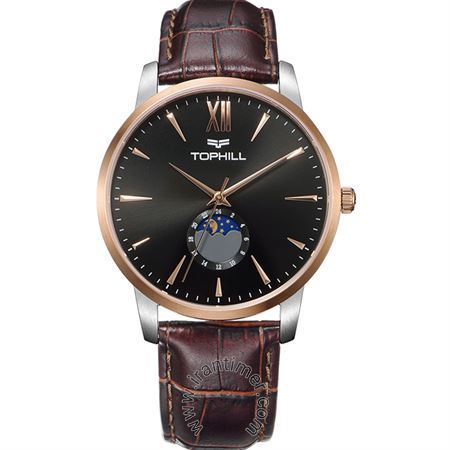 ساعت مچی مردانه کلاسیک بند چرم طبیعی