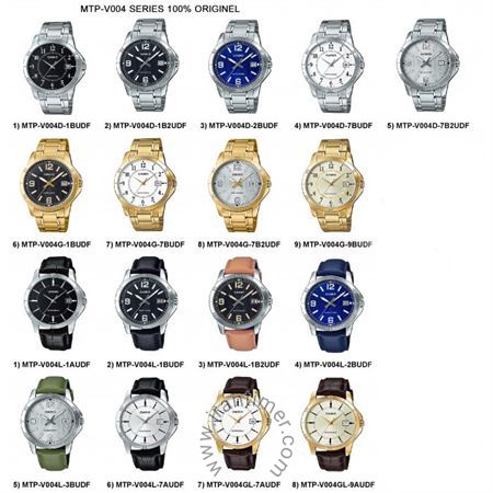 قیمت و خرید ساعت مچی مردانه کاسیو (CASIO) جنرال مدل MTP-V004D-1B2UDF کلاسیک | اورجینال و اصلی
