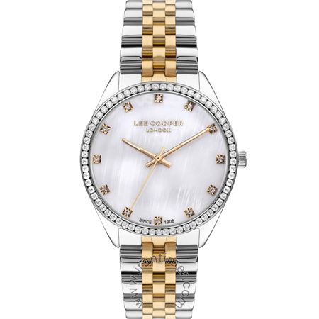 ساعت مچی زنانه فشن بند استیل، نگین دار