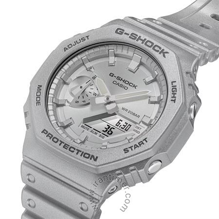 قیمت و خرید ساعت مچی مردانه کاسیو (CASIO) جی شاک مدل GA-2100FF-8ADR اسپرت | اورجینال و اصلی