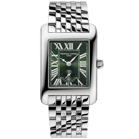 ساعت مچی زنانه کلاسیک تمام استیل، دارای 6 عدد سنگ قیمتی داخل موتور، موتور Ronda 1064