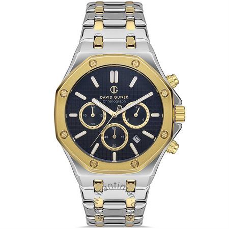 ساعت مچی مردانه کلاسیک بند استیل، کرونوگراف، نمایش تاریخ