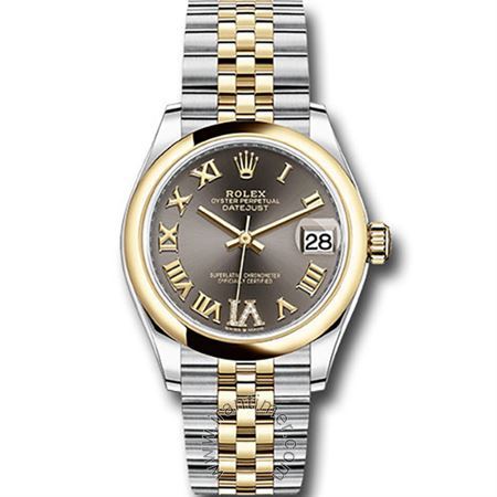 قیمت و خرید ساعت مچی زنانه رولکس(Rolex) مدل 278243 dkgdr6j Dark Gray کلاسیک | اورجینال و اصلی