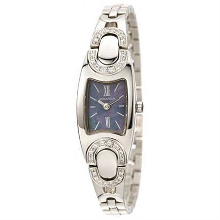 قیمت و خرید ساعت مچی زنانه رومانسون(ROMANSON) مدل RM9240QL1WM32W-BK فشن | اورجینال و اصلی