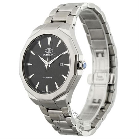 قیمت و خرید ساعت مچی مردانه سوئیس پرنس(Swiss Prince) مدل 2002G-MEN-BLACK کلاسیک | اورجینال و اصلی