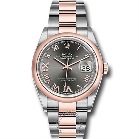 قیمت و خرید ساعت مچی مردانه رولکس(Rolex) مدل 126201 DKRDR69O GRAY کلاسیک | اورجینال و اصلی