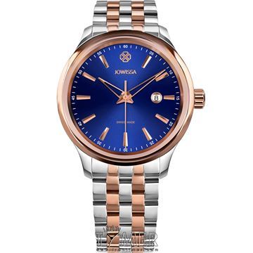 ساعت مچی مردانه کلاسیک تمام استیل، نمایش تاریخ، رنگ PVD