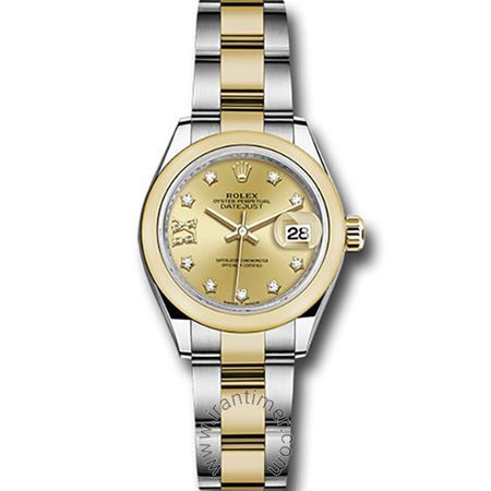 قیمت و خرید ساعت مچی زنانه رولکس(Rolex) مدل 279163 ch9dix8do Gold کلاسیک | اورجینال و اصلی