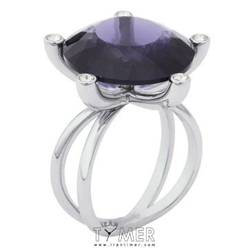 ساعت مچی انگشتر زنانه فشن تمام استیل، نگین درشت