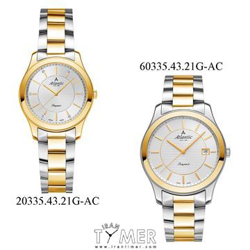 قیمت و خرید ساعت مچی زنانه آتلانتیک(ATLANTIC) مدل AC-20335.43.21G کلاسیک | اورجینال و اصلی
