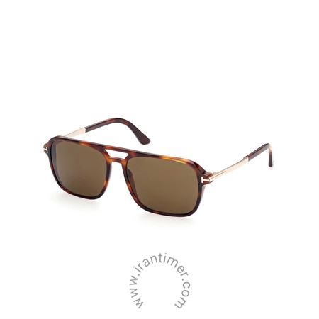 قیمت و خرید عینک آفتابی مردانه خلبانی (TOM FORD) مدل FT 0910 53J 59 | اورجینال و اصلی