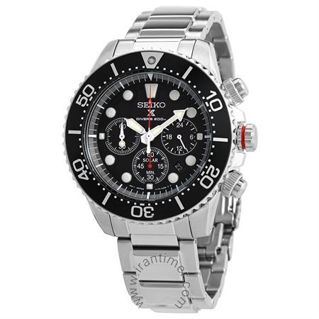 خرید، فروش و قیمت ساعت مچی سیکو SEIKO مدل SSH049J1 | مردانه کلاسیک تمام  استیل، خود شارژ، شاخص ذخیره انرژی، نمایش تاریخ و روز، نمایش تاریخ دائمی تا  سال 2100، جی پی