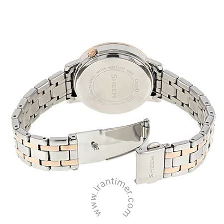 قیمت و خرید ساعت مچی زنانه کاسیو (CASIO) شین مدل SHE-3046SGP-7BUDF کلاسیک | اورجینال و اصلی