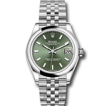 قیمت و خرید ساعت مچی زنانه رولکس(Rolex) مدل 278240 MGIJ GREEN کلاسیک | اورجینال و اصلی