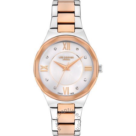 ساعت مچی زنانه فشن بند استیل، نگین دار