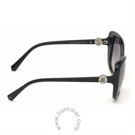 قیمت و خرید عینک آفتابی زنانه کلاسیک (SWAROVSKI) مدل SK 0219 01B 55 | اورجینال و اصلی