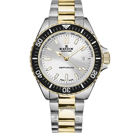 ساعت مچی مردانه کلاسیک تمام استیل، کالیبر موتور 80 (SW 200)، مقاومت در برابر آب 1000 متر