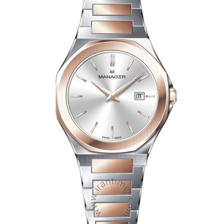 ساعت مچی مردانه کلاسیک تمام استیل، قفل بند پروانه ای