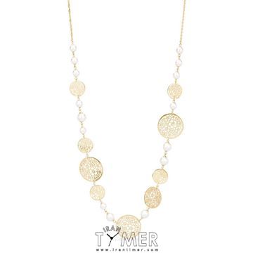 ساعت مچی گردنبند زنانه فشن تمام استیل، مروارید دار