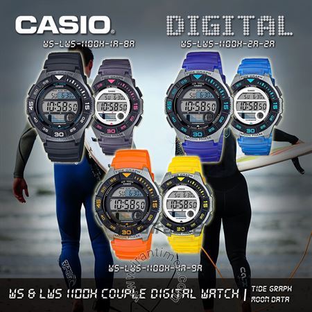 قیمت و خرید ساعت مچی مردانه زنانه کاسیو (CASIO) جنرال مدل LWS-1100H-9AVDF اسپرت | اورجینال و اصلی