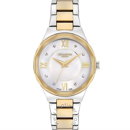 ساعت مچی زنانه فشن بند استیل، نگین دار