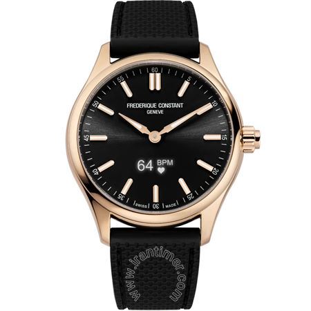 ساعت مچی مردانه اسپرت بند پلاستیکی، هوشمند، ساعت جهانی، کرونوگراف، نمایش ضربان قلب، ردیاب فعالیت، نمایش آب و هوا، نمایش اعلان های ایمیل و تماس و پیام ها، متصل به GPS، رنگ PVD